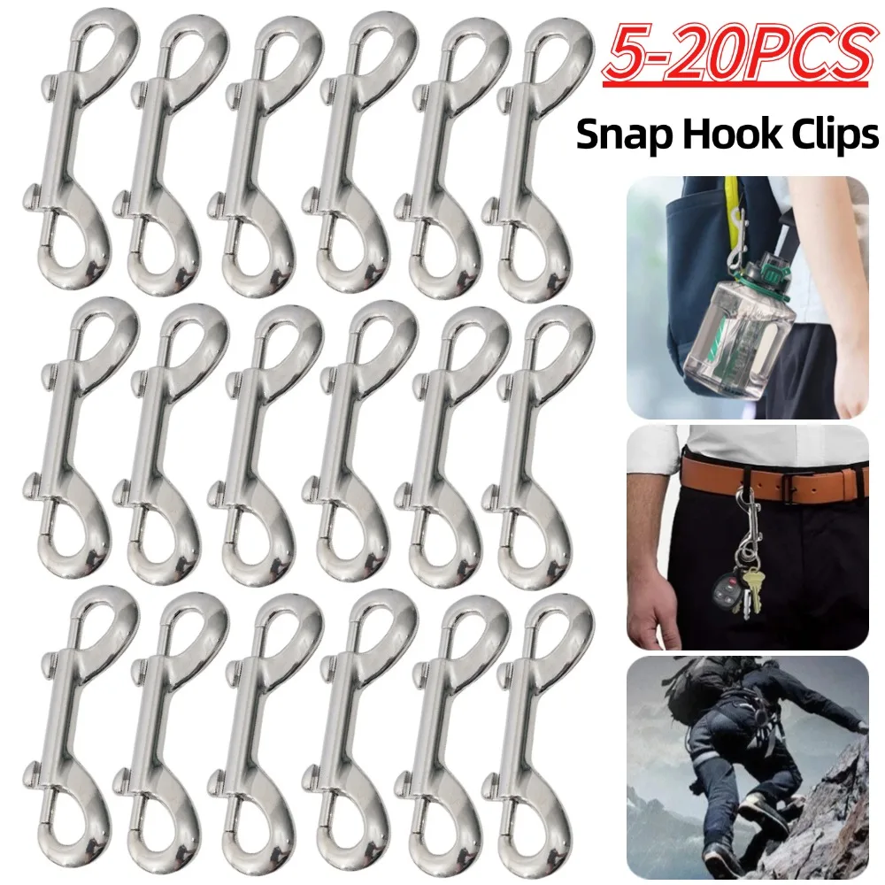 Tech Diving Accessories - 5-20PCS Doppelseitige Scuba Tauchen Haken Edelstahl