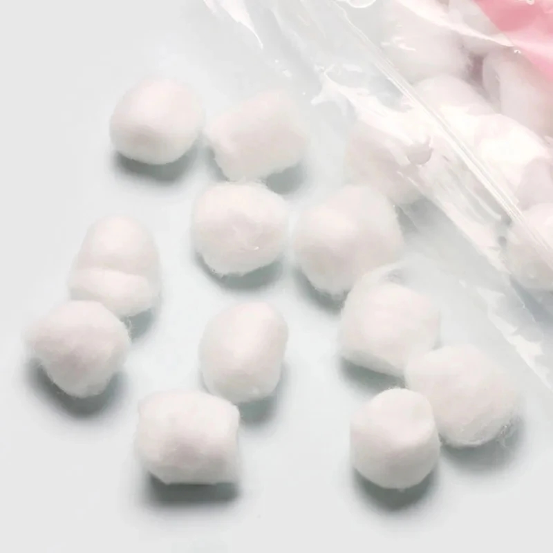 Nail Tech Accessories - 100PCS Nail art Baumwolle Kugeln Nagellack