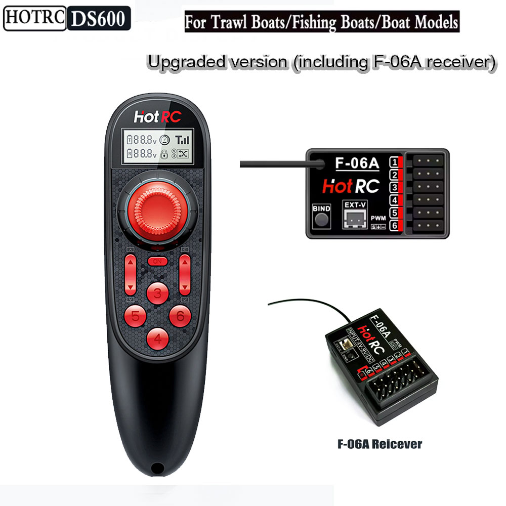 Power Bank Wireless - HOTRC DS600 Drahtloses Fernbedienungs-Upgrade-System mit F-06A
