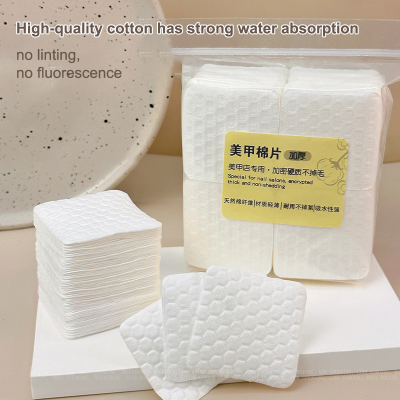 Nail Tech Accessories - 200/500Pcs Verdickung Beruf Baumwolle Pads Für