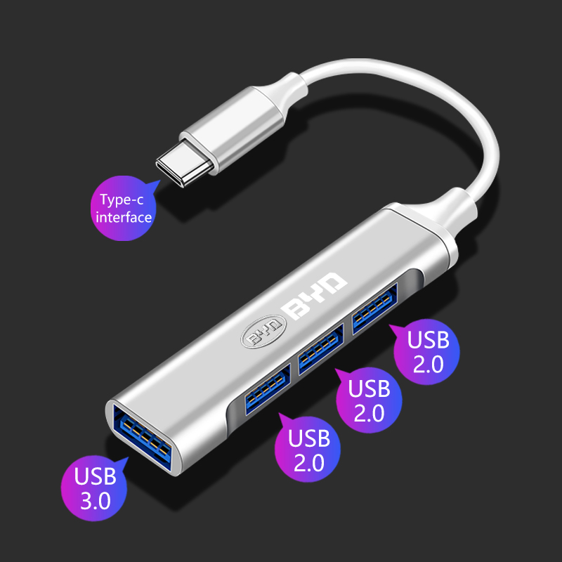 Type C Multiport Adapter - Typ-C zu USB Adapter Multi-Port Verteiler