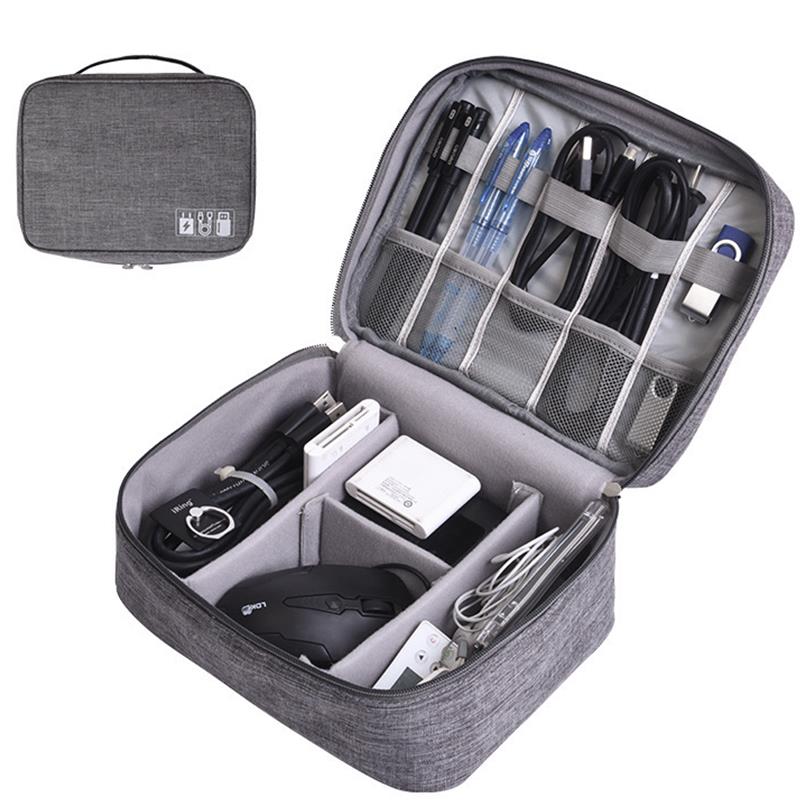 Tech Accessories Case - Reisekabeltasche, tragbare digitale Aufbewahrungstasche, wasserdichte Aufbewahrungstasche