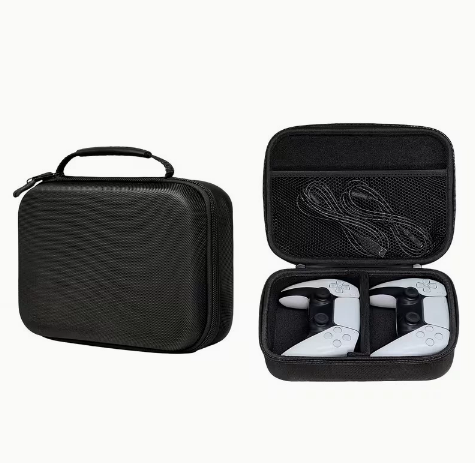 Tech Accessories Case - Tragbare EVA-Hartschalen-Tragetasche für zwei Spielcontroller, stoßfeste