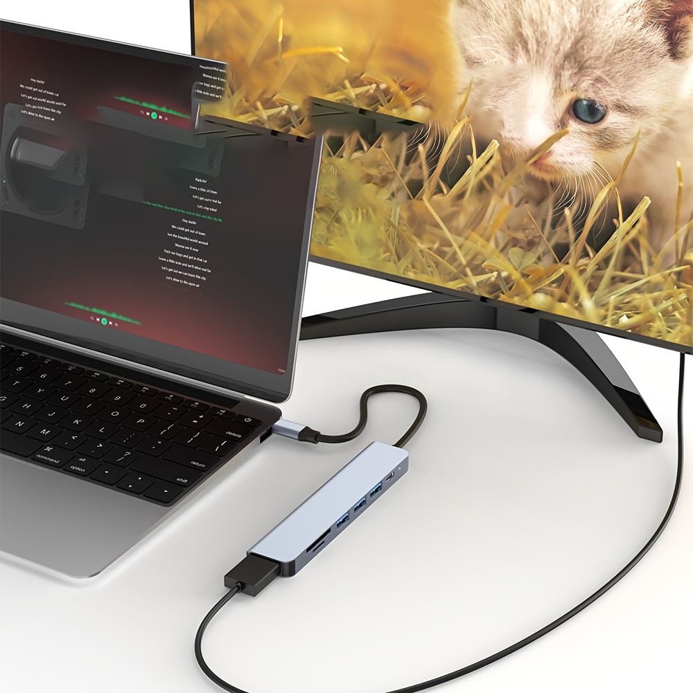 7-in-1 USB-C-Hub mit 4K HDMI-K – Usb Hub 7 Port Bewertung und Preis