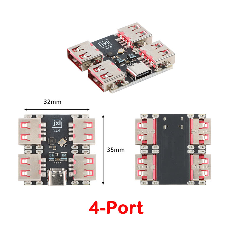 1-10 Stück USBHUB USB2.0 7 4-P – Usb Hub 7 Port Bewertung und Preis