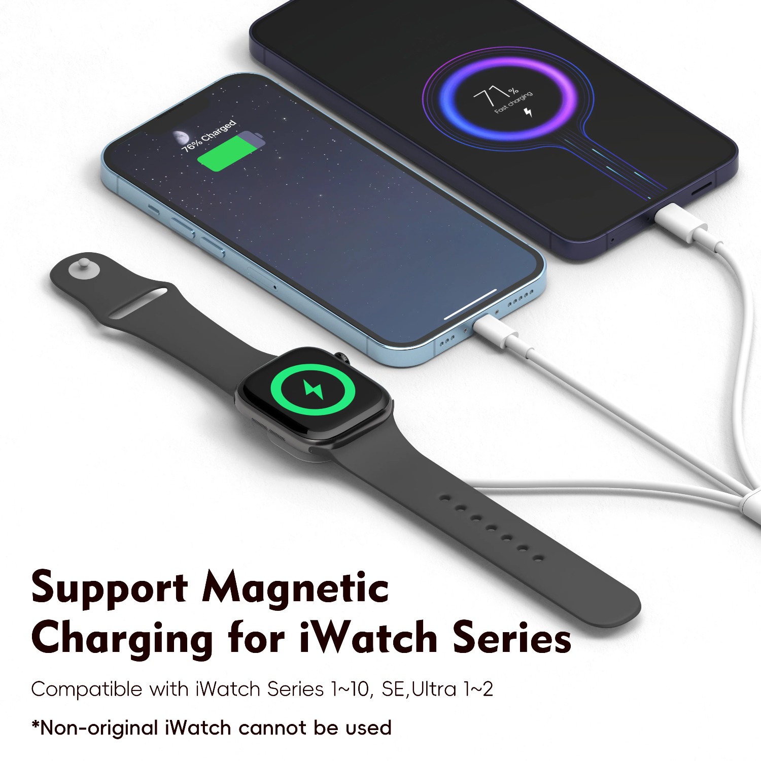 3-in-1 Magnetisches Uhren-Lade – Power Bank Wireless Bewertung und Preis