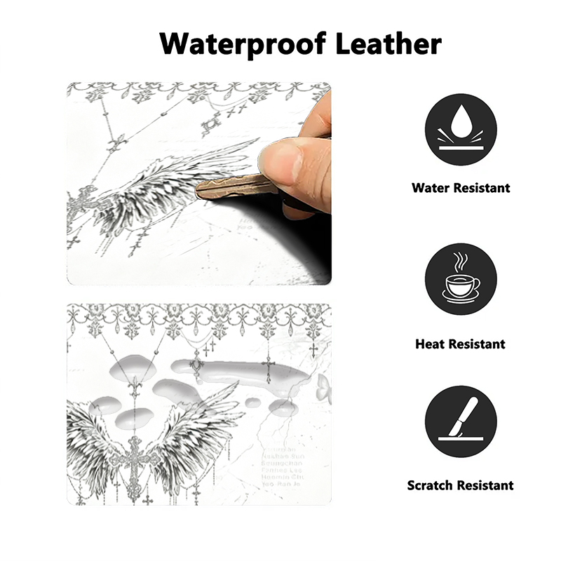 Leder-Mauspad Schwarz Weiß Ani – Tech Accessories For Desk Bewertung und Preis